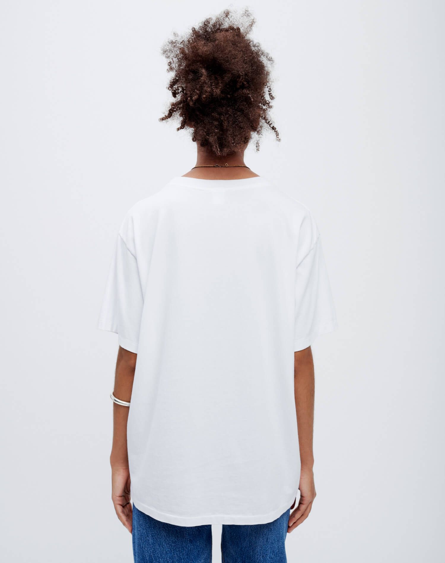 90s Easy Tee - Optic White sold by Re/Done product image thumbnail 5