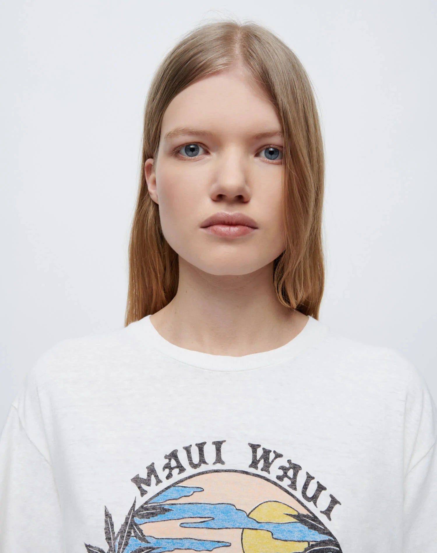 90s Easy "Maui Waui" Tee - Vintage White sold by Re/Done product image thumbnail 3