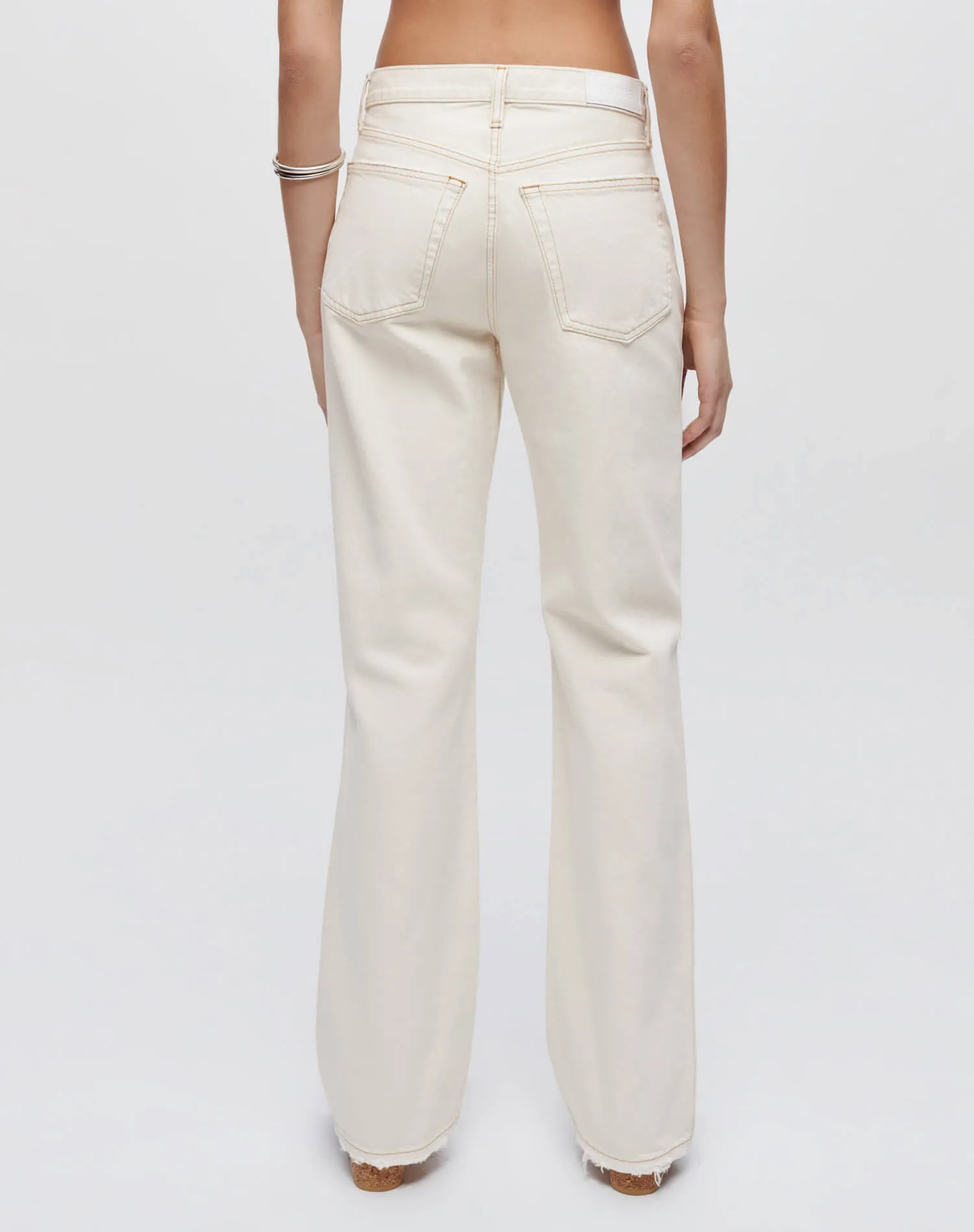 Relaxed Long - Vintage White Destroy sold by Re/Done product image thumbnail 4