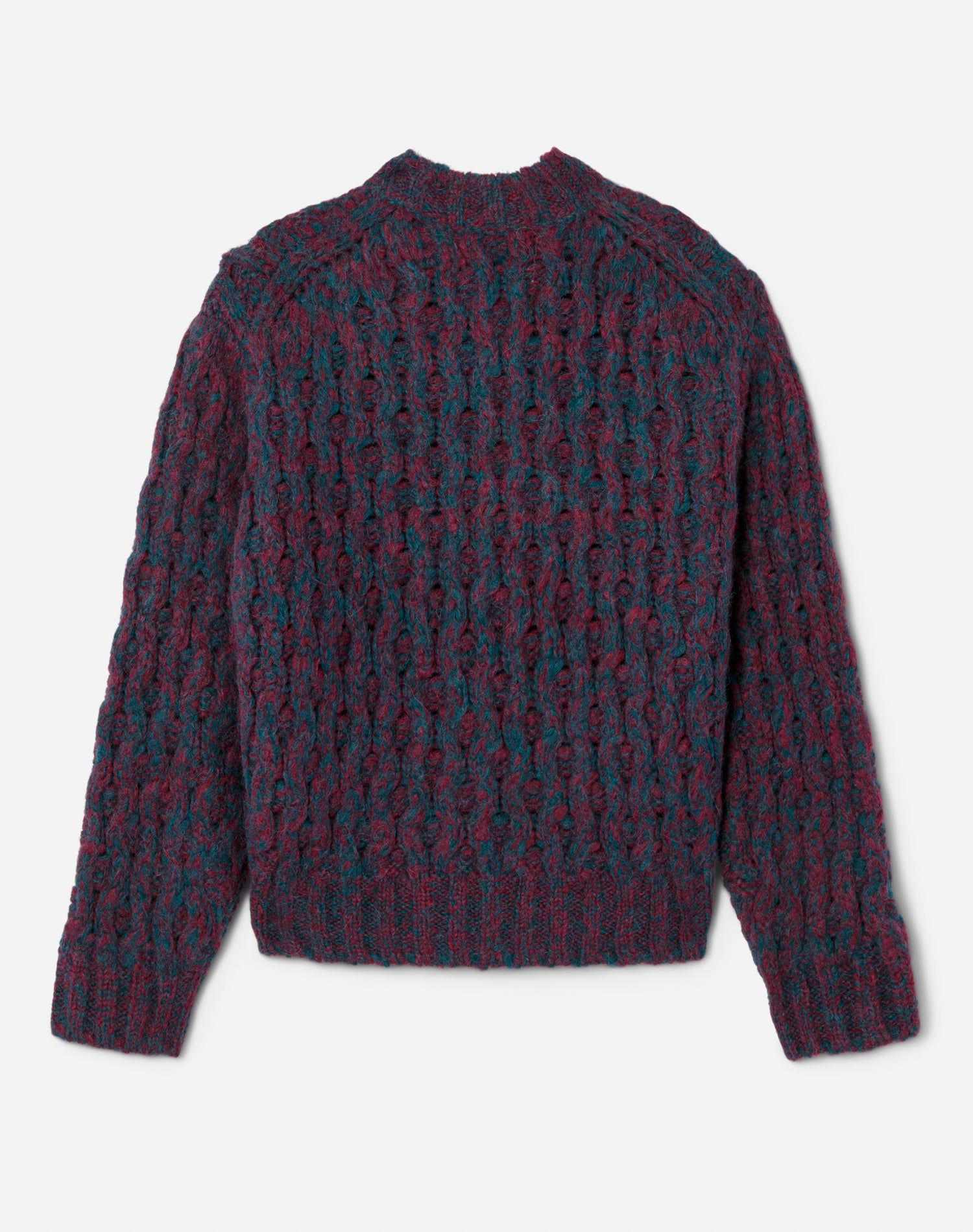 80s Crewneck Cardigan - Marled Plum sold by Re/Done product image thumbnail 2