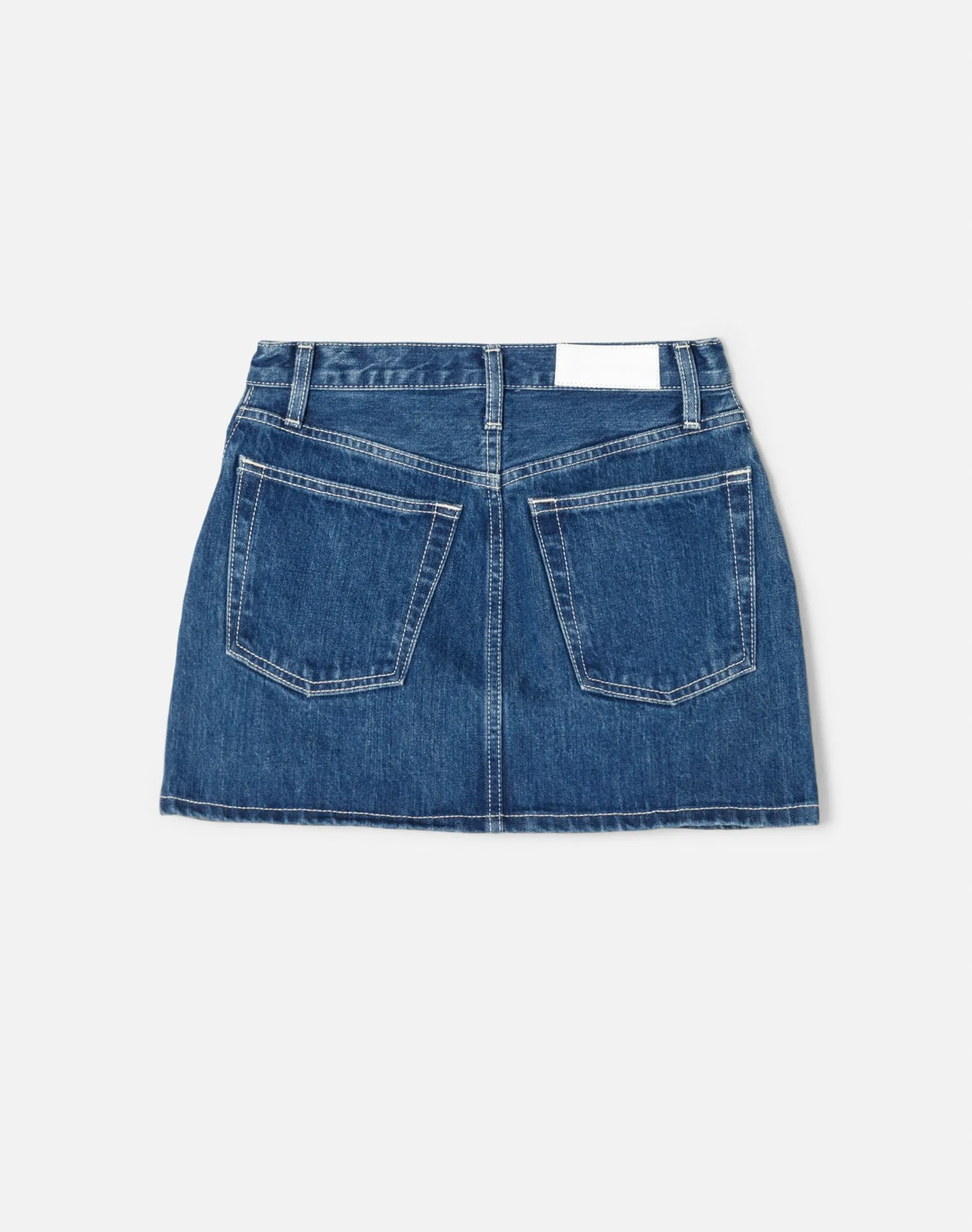 90s Mini Skirt - Iron Blue sold by Re/Done product image thumbnail 2