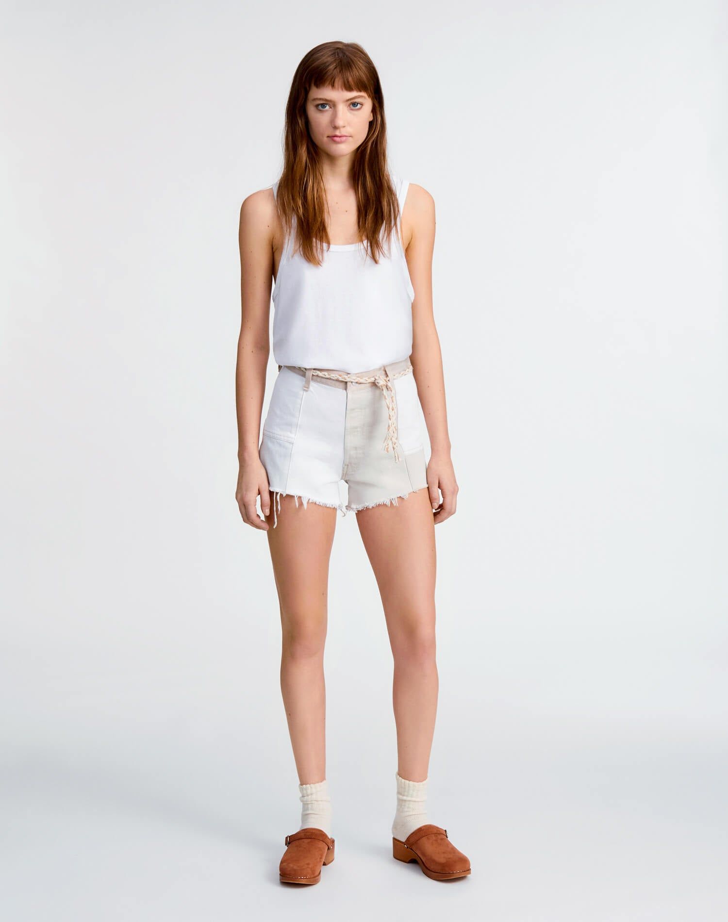 Levi's 70s Patch Short - Beige sold by Re/Done product image thumbnail 4