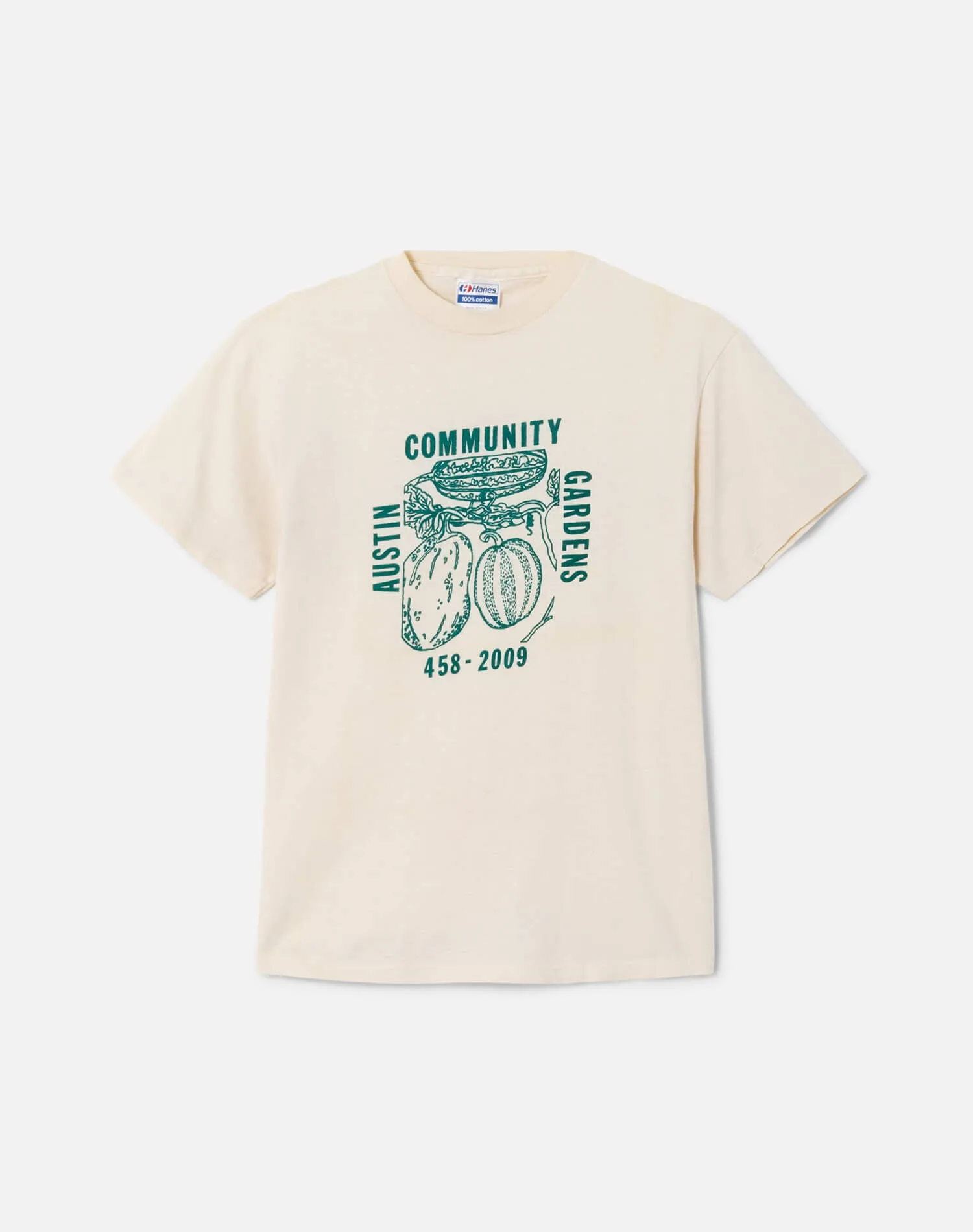80s Hanes Austin Community Garden Tee sold by Re/Done