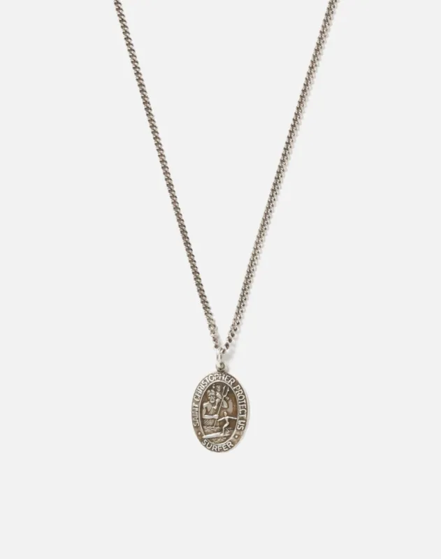 70s Surfer St. Christopher Necklace - #42 sold by Re/Done