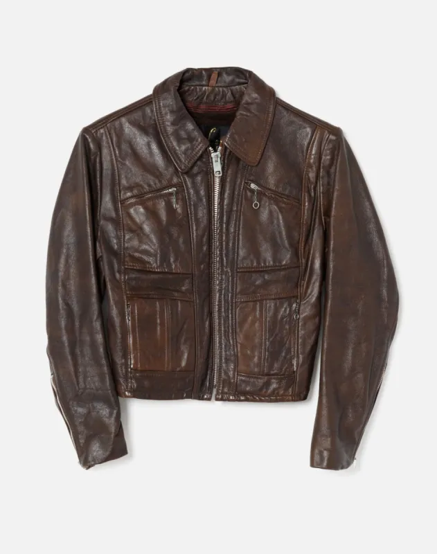 60s Leather Jacket - #16 sold by Re/Done