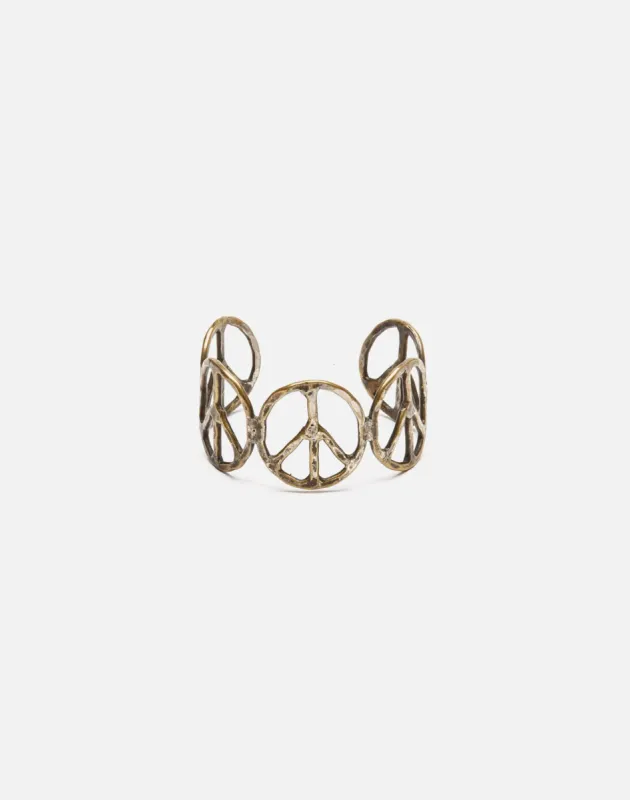 70s Peace Sign Bracelet - #11 made by Re/Done