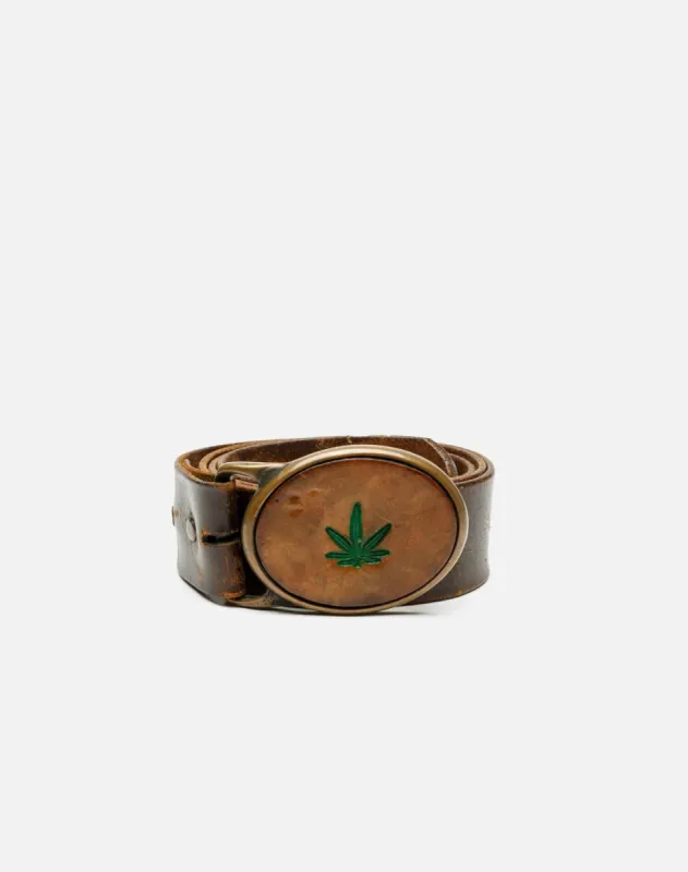 70s Weed Stamped Belt - #5 sold by Re/Done