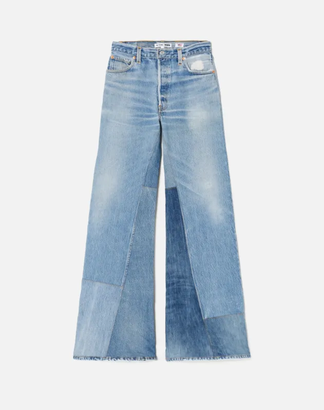 70s Mega Bell Bottom - Indigo made by Re/Done