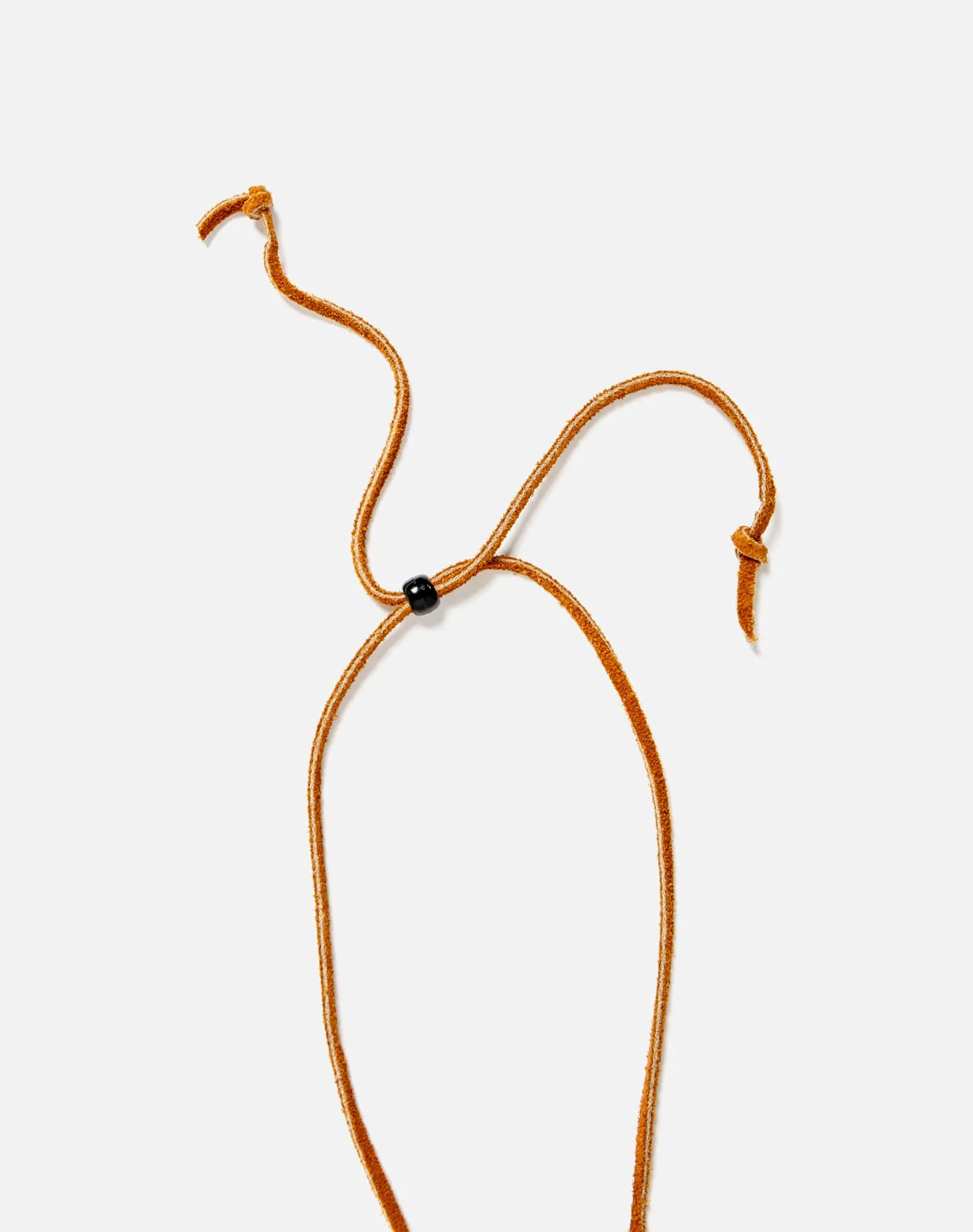 70s Leather and Montezuma Turquoise Necklace sold by Re/Done product image thumbnail 4