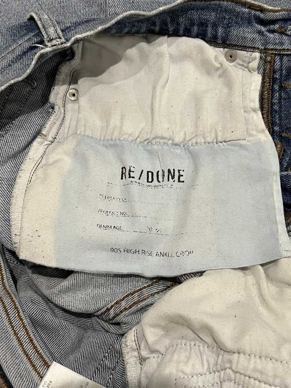 Comfort Stretch High Rise Ankle Crop sold by Re/Done product image thumbnail 5