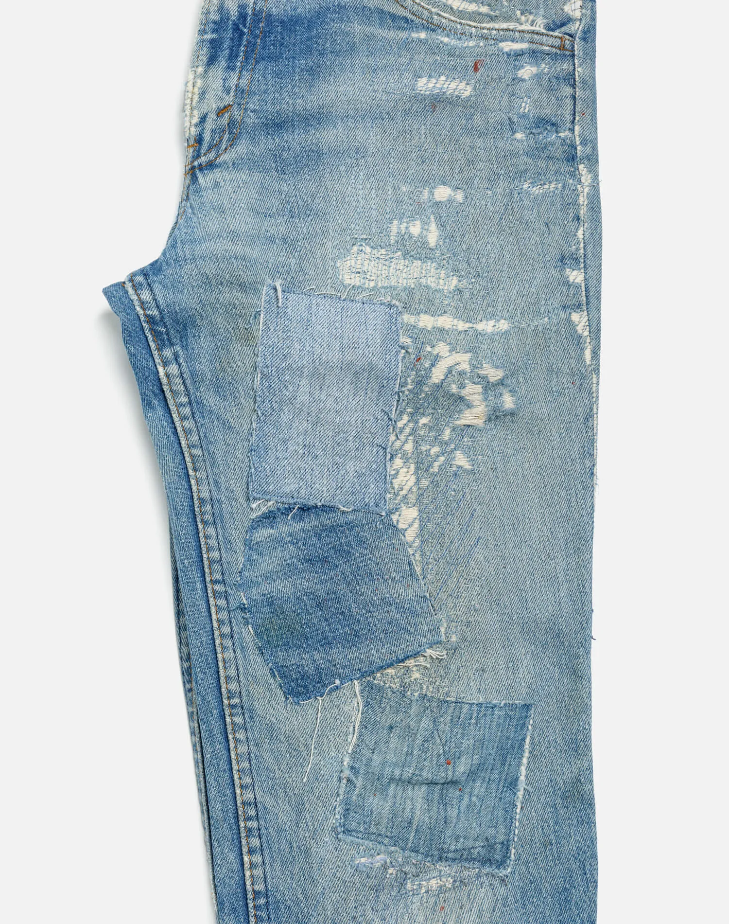70s Repaired Distressed Levi's 517 sold by Re/Done product image thumbnail 4