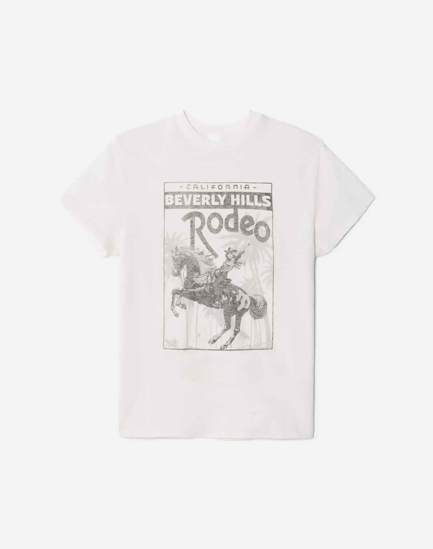 70s Loose "Rodeo Drive" Tee - Vintage White sold by Re/Done product image thumbnail 5
