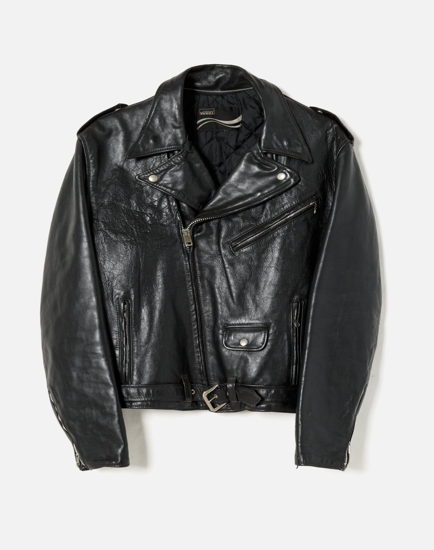 70s Montgomery Ward Moto Jacket sold by Re/Done