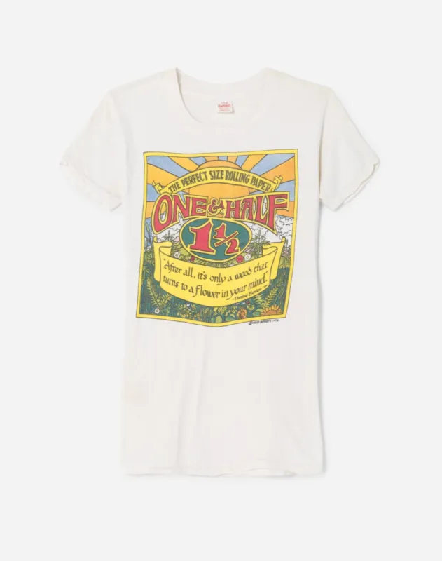 70s Healthknit Rolling Paper Tee -#233 sold by Re/Done