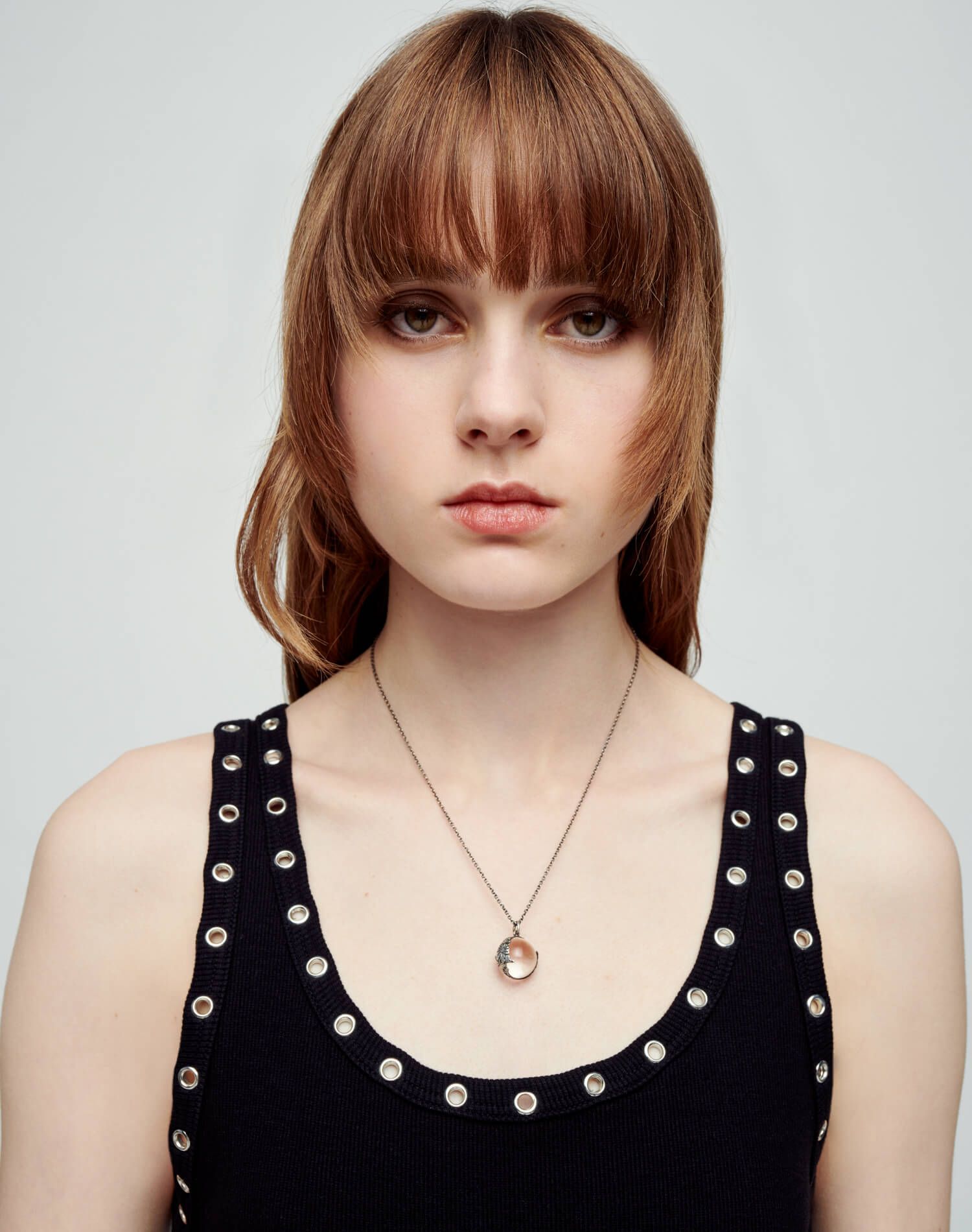 Eyelet Tank - Black sold by Re/Done product image thumbnail 5