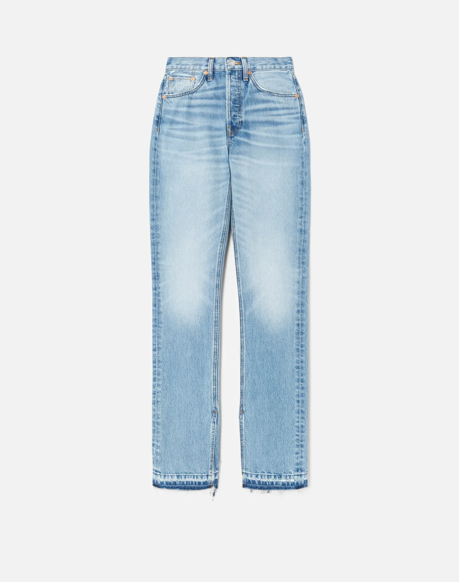 High Rise Skinny Boot - Opal Indigo sold by Re/Done