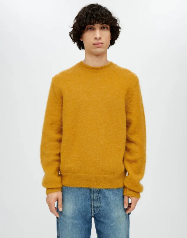 Classic Crew Sweater - Mustard made by Re/Done
