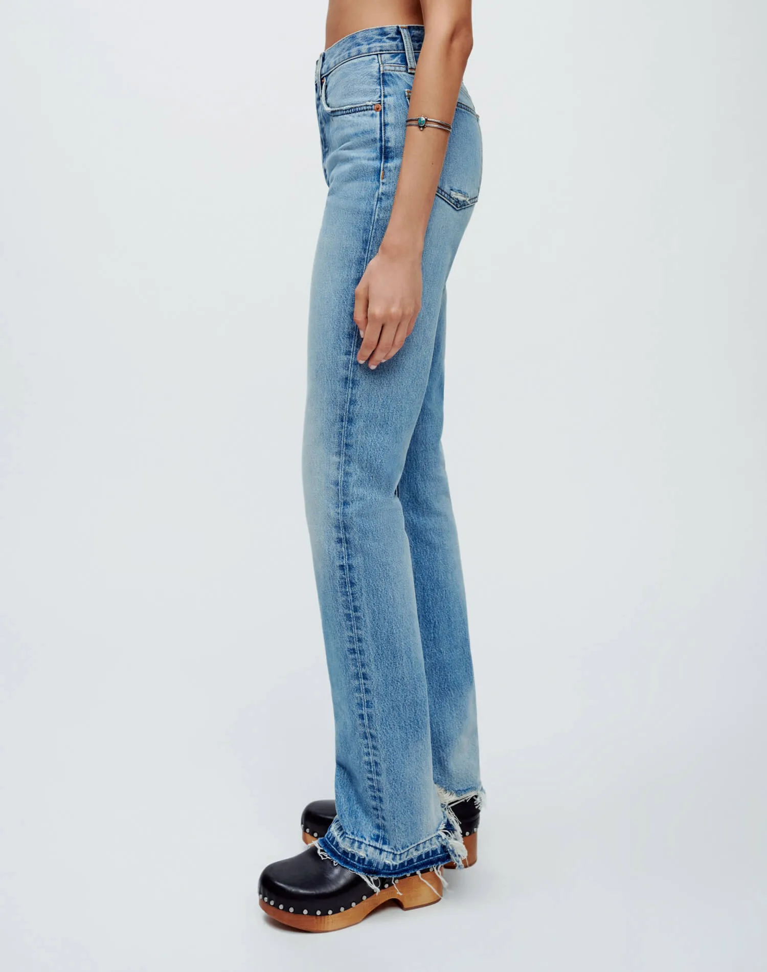 High Rise Skinny Boot - Opal Indigo sold by Re/Done product image thumbnail 5