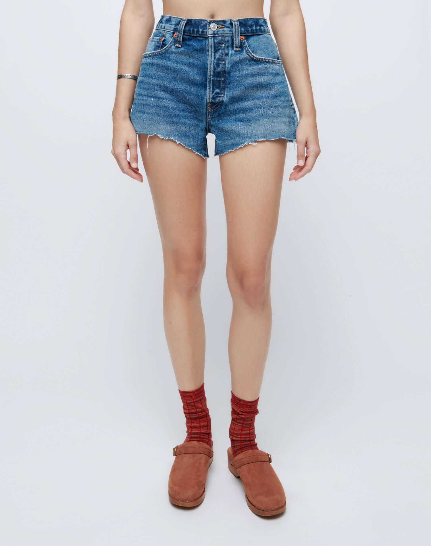 70s High Rise Short - Arroyo Blue sold by Re/Done product image thumbnail 2