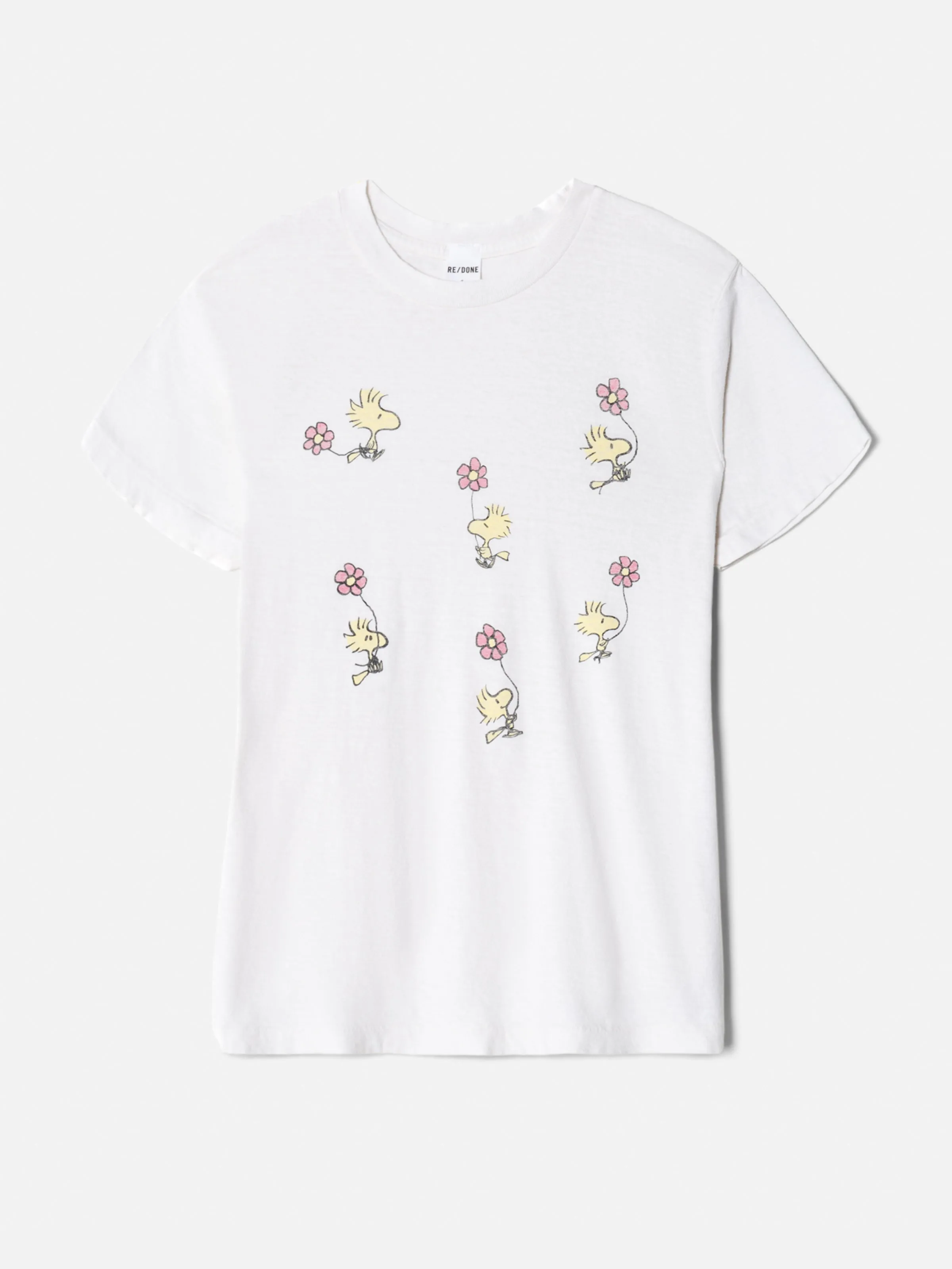 70s Loose "Woodstock" Tee - Vintage White sold by Re/Done