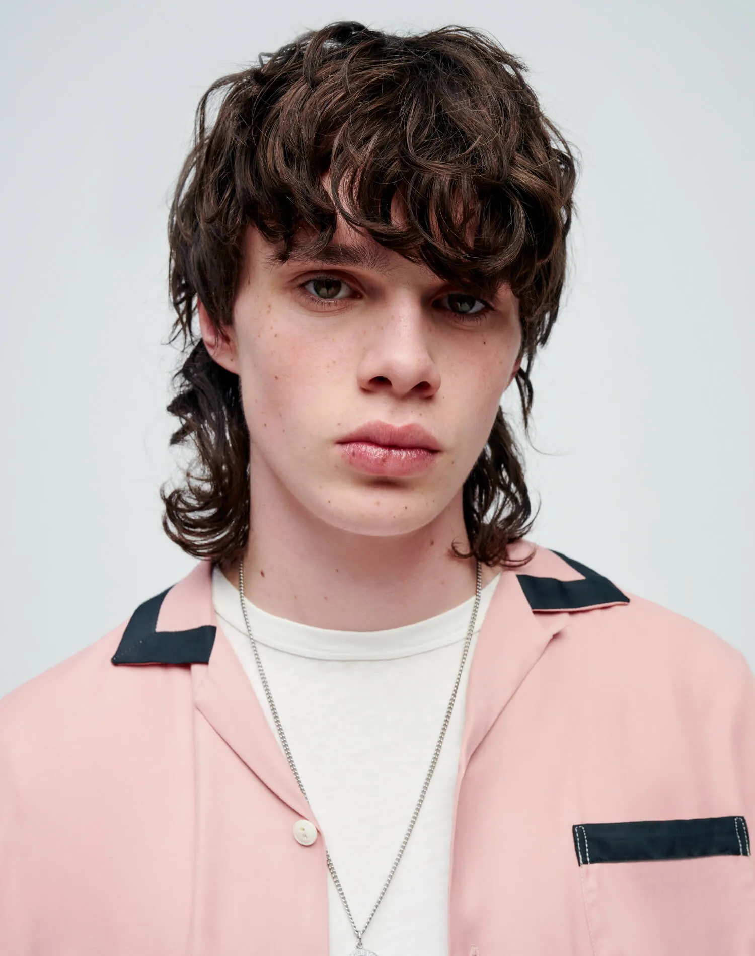 Striker Bowling Shirt - Pink/Black sold by Re/Done product image thumbnail 5