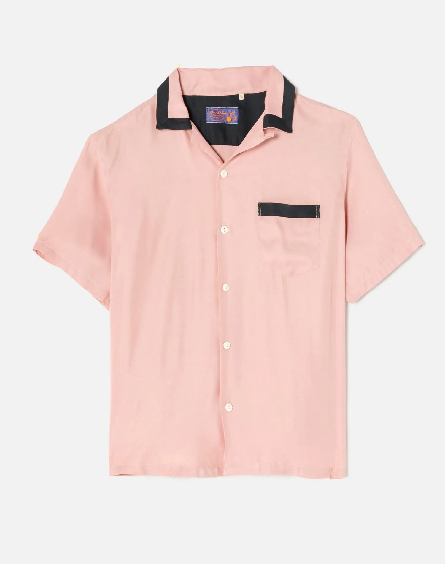 Striker Bowling Shirt - Pink/Black sold by Re/Done