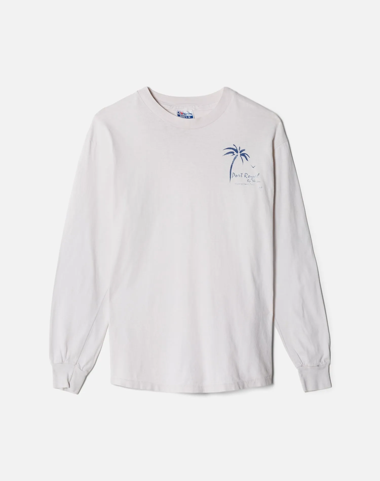 80s Hanes Long Sleeve Port Royal Tee -#7 sold by Re/Done