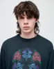 Loose Long Sleeve "Cosmic Rose" - Aged Black sold by Re/Done