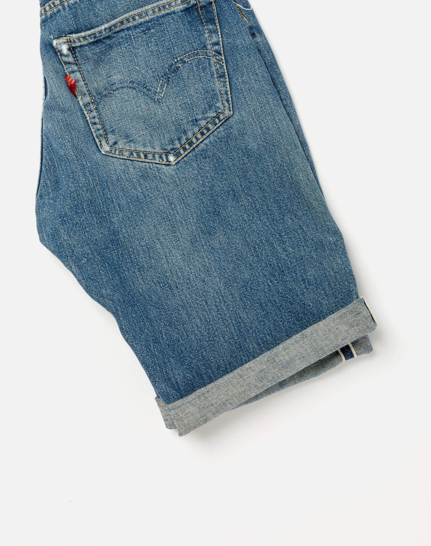 1970s Vintage Levi's Selvedge Long Short Size 25 - #126 sold by Re/Done product image thumbnail 3