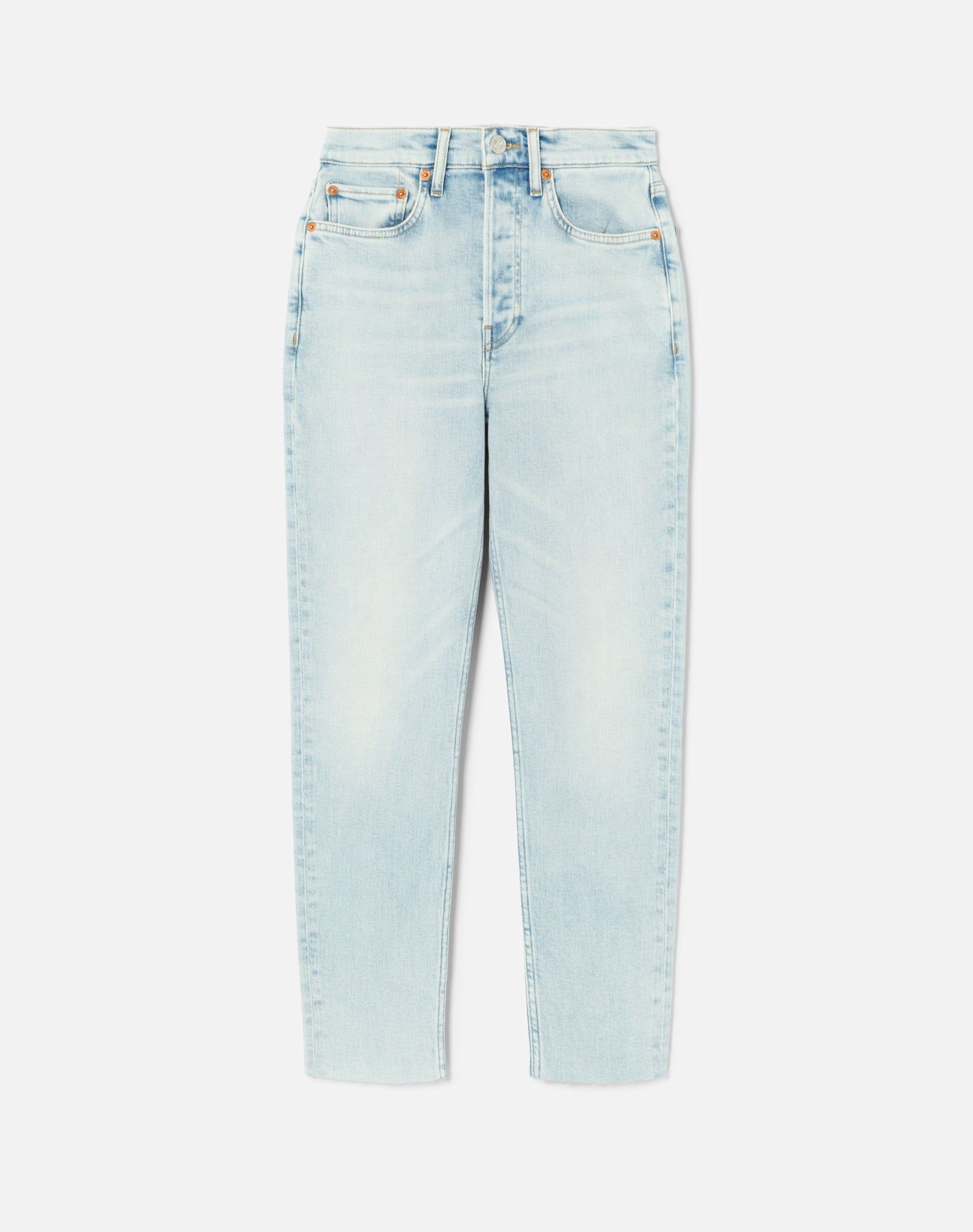 Comfort Stretch High Rise Ankle Crop - Calm Waters sold by Re/Done