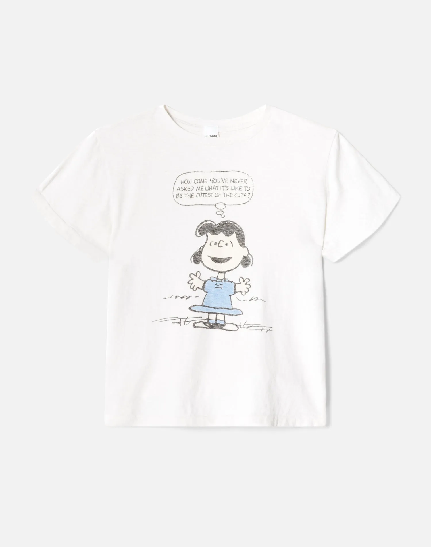 Classic "Lucy Cute" Tee - Vintage White sold by Re/Done