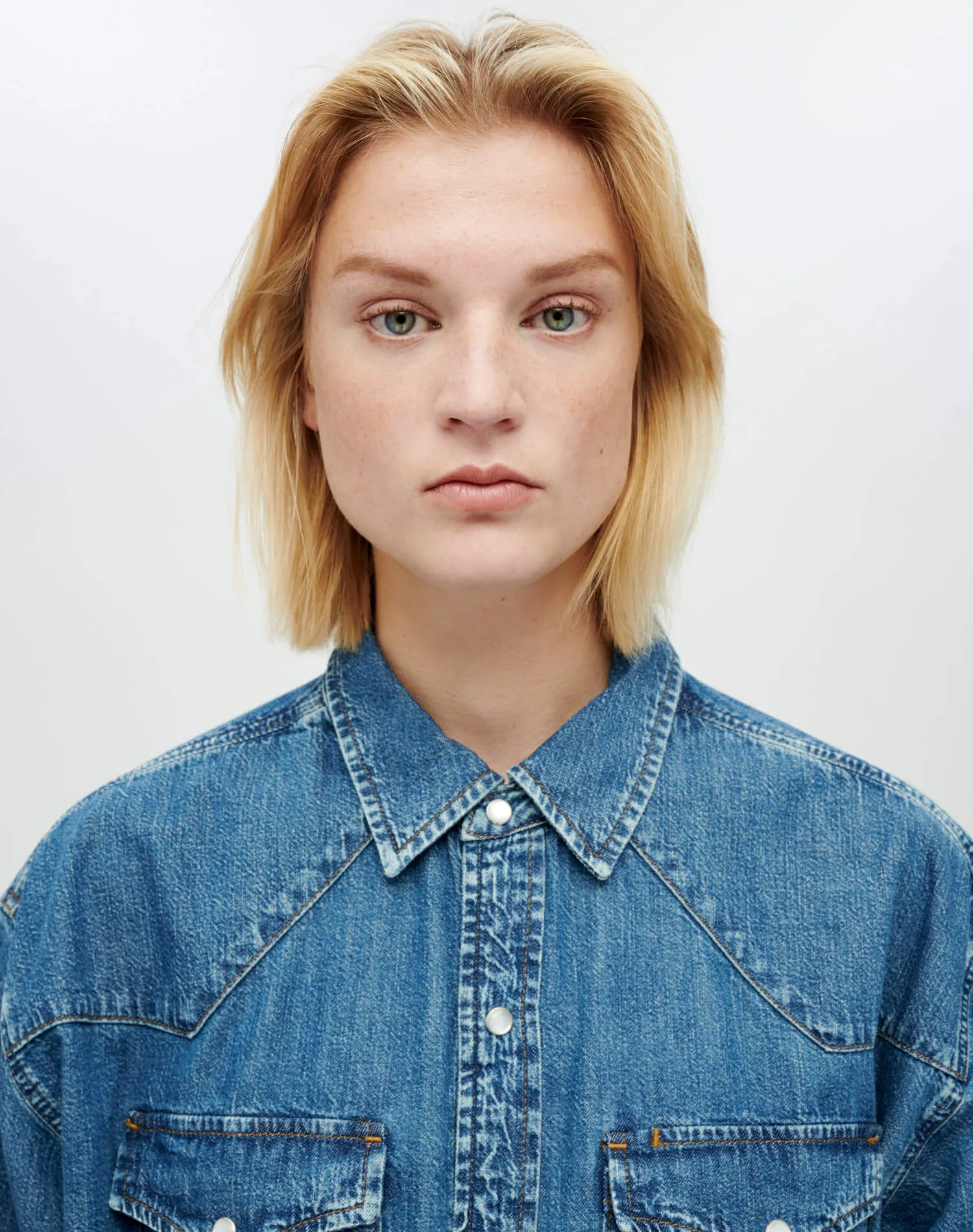 Oversized Western Shirt - Heritage Medium sold by Re/Done product image thumbnail 3