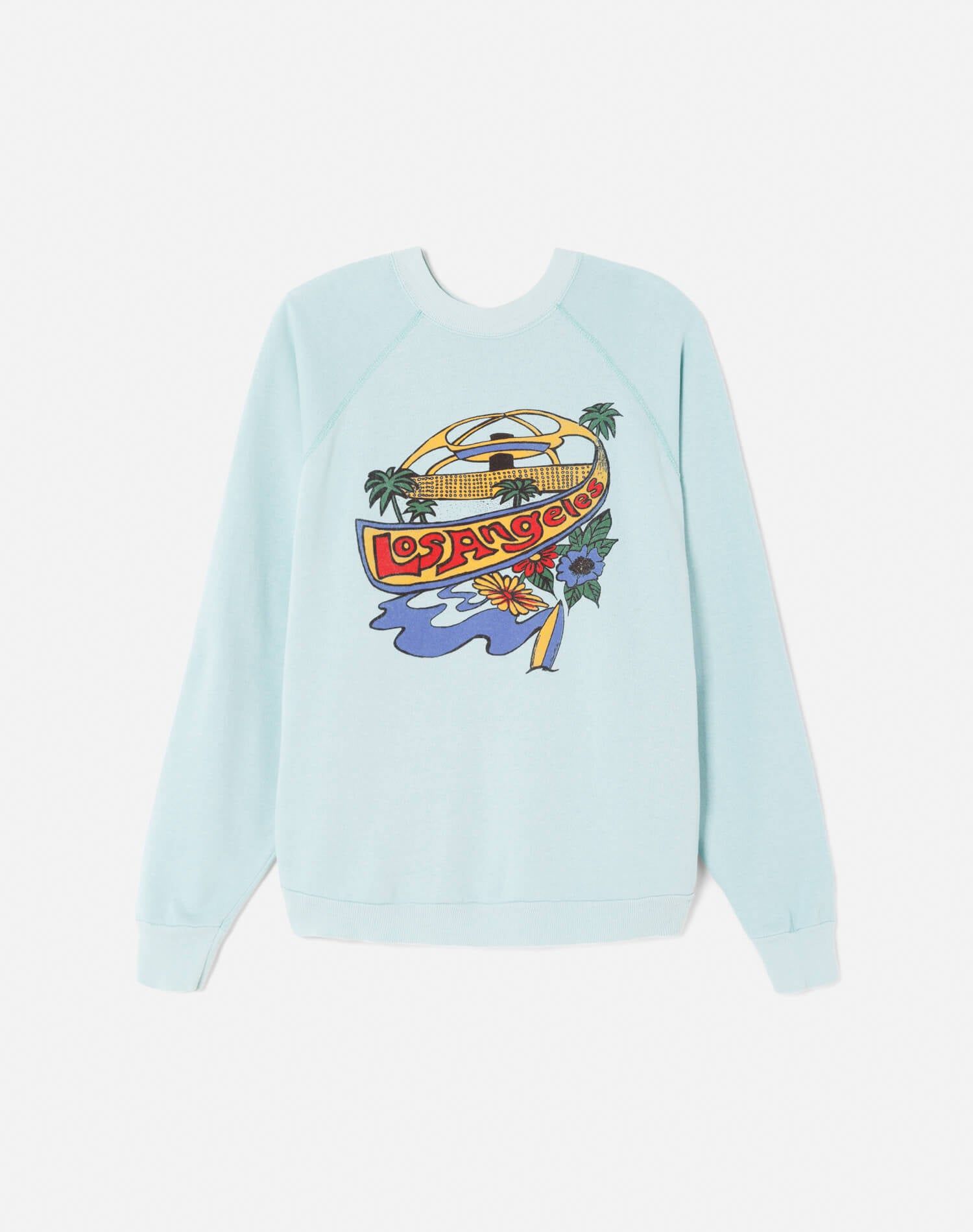 Upcycled "LAX" Sweatshirt - Mint sold by Re/Done