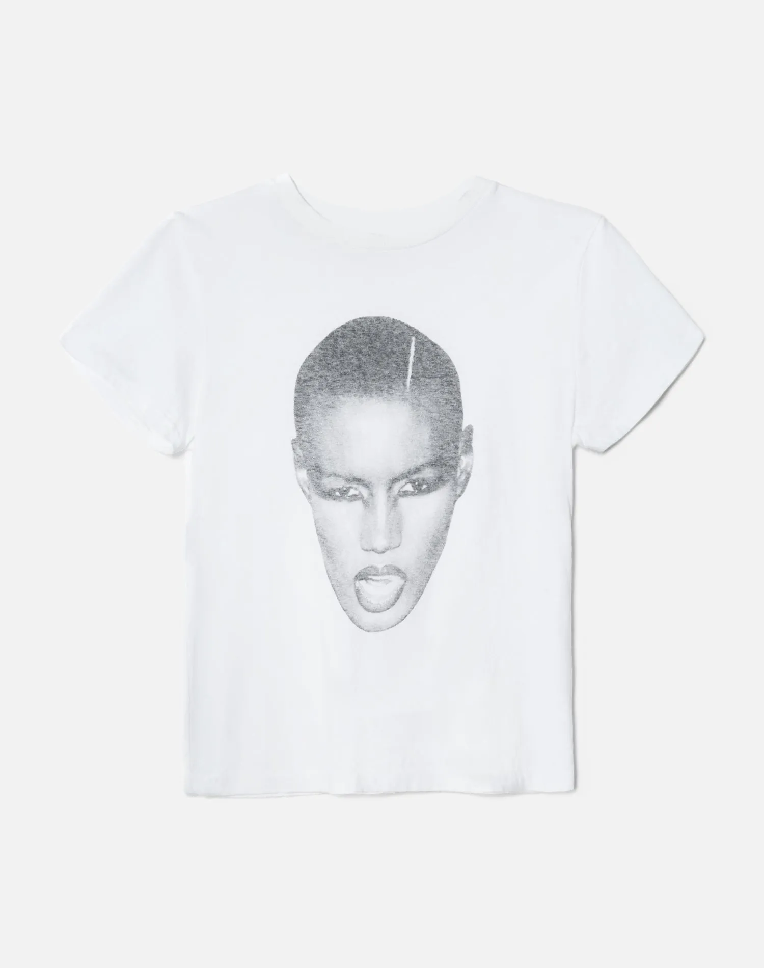 Classic "Grace Jones" Tee - Optic White sold by Re/Done product image thumbnail 5