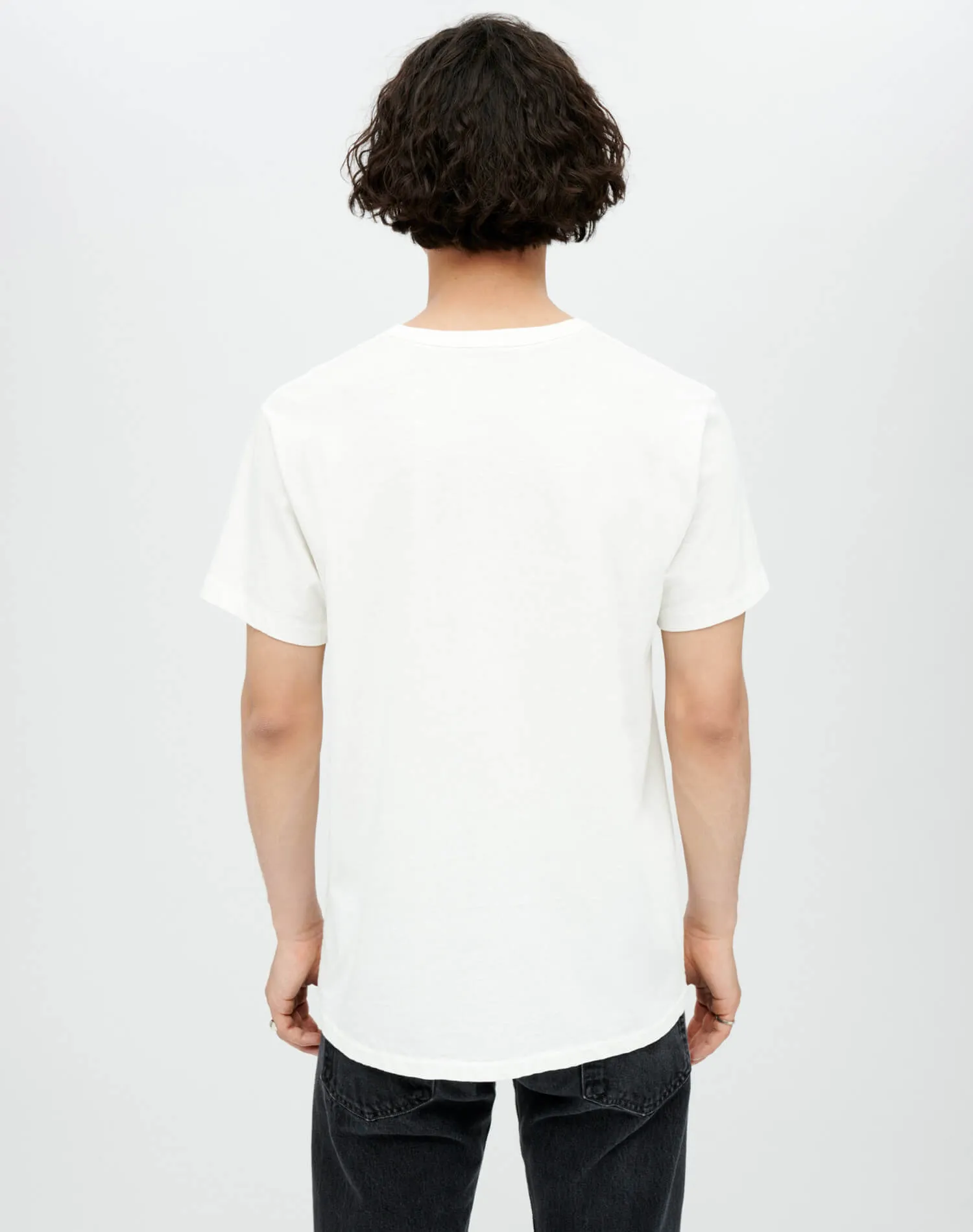 Classic "Eye Ball" Tee - Old White sold by Re/Done product image thumbnail 4