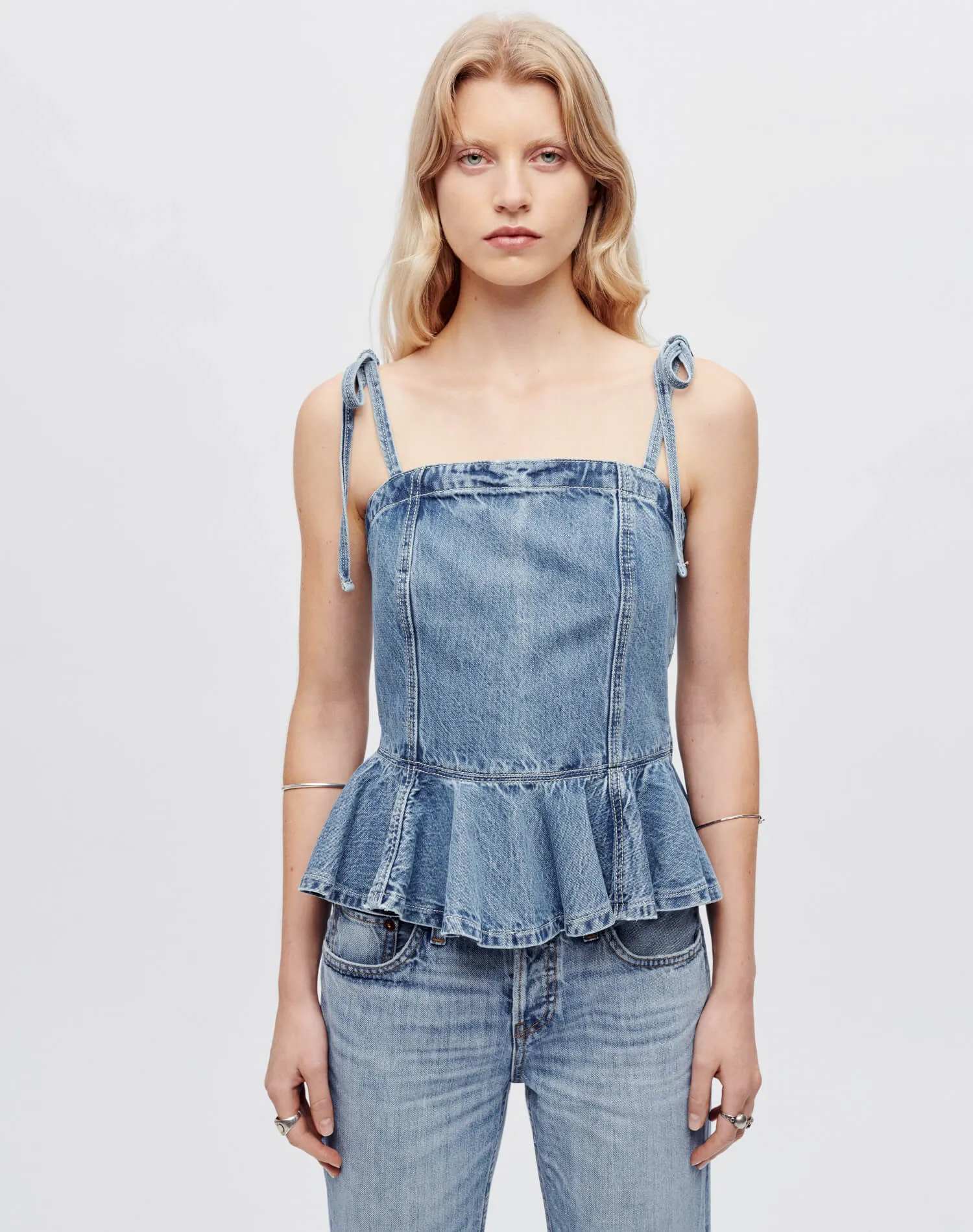 Flounce Top - Hacienda sold by Re/Done