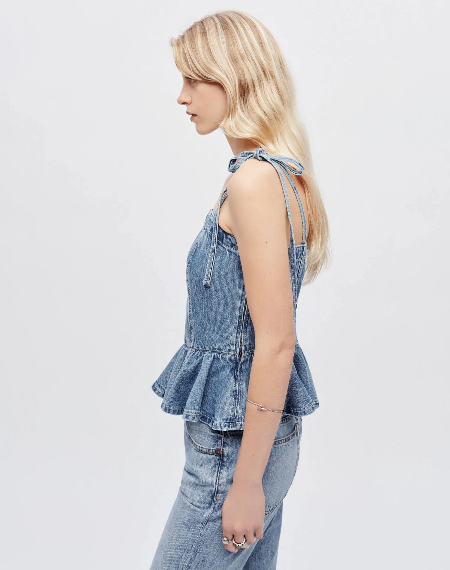 Flounce Top - Hacienda sold by Re/Done product image thumbnail 4