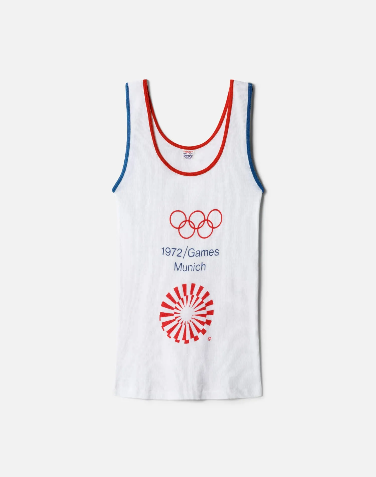 1982 Munich Olympics Ringer Ribbed Tank sold by Re/Done