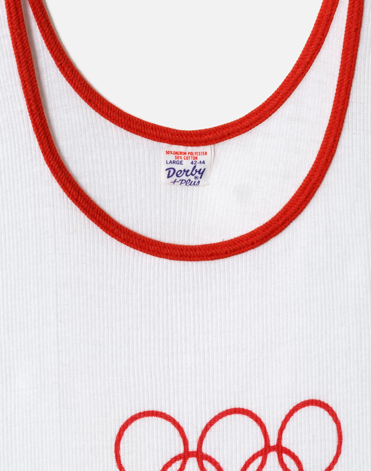 1982 Munich Olympics Ringer Ribbed Tank sold by Re/Done product image thumbnail 3