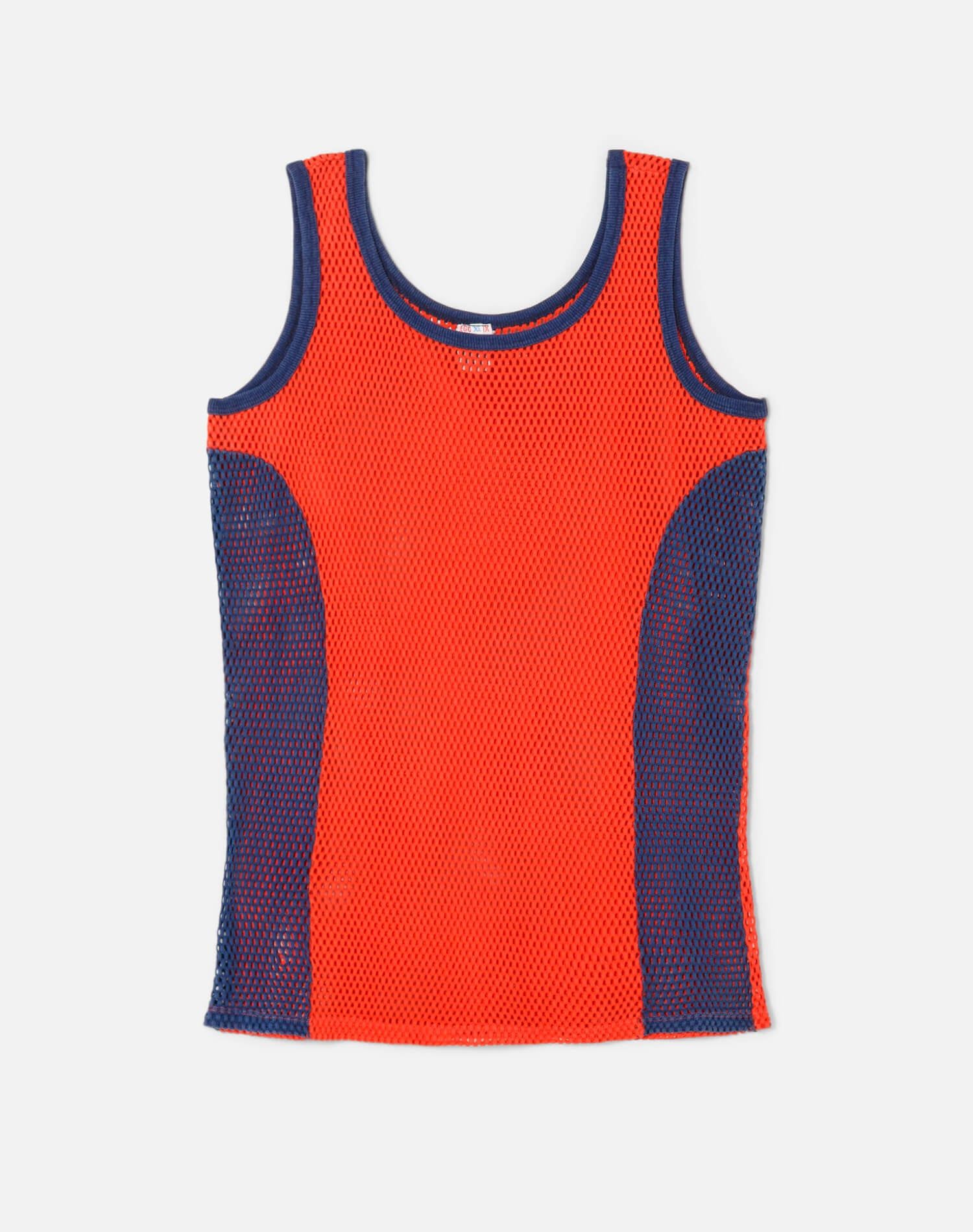 70s Two Tone Mesh Tank sold by Re/Done