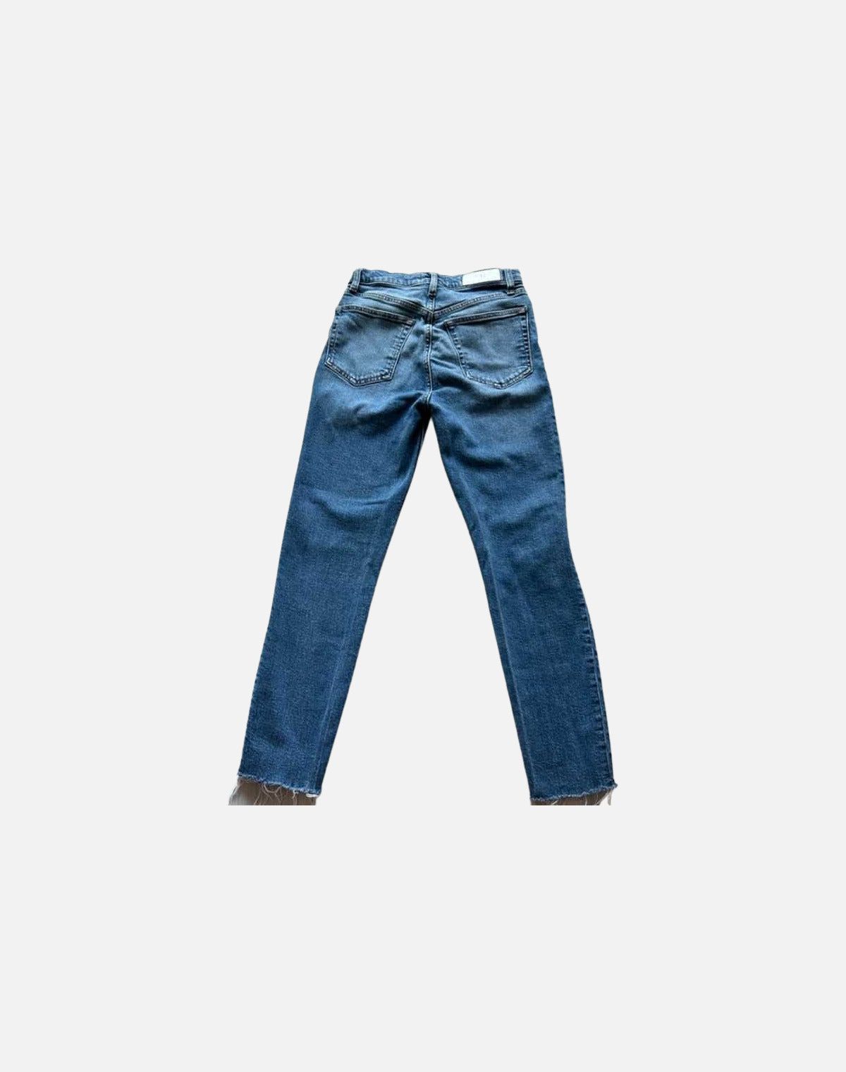 Comfort Stretch High Rise Ankle Crop - Vintage Indigo Destroy sold by Re/Done product image thumbnail 2
