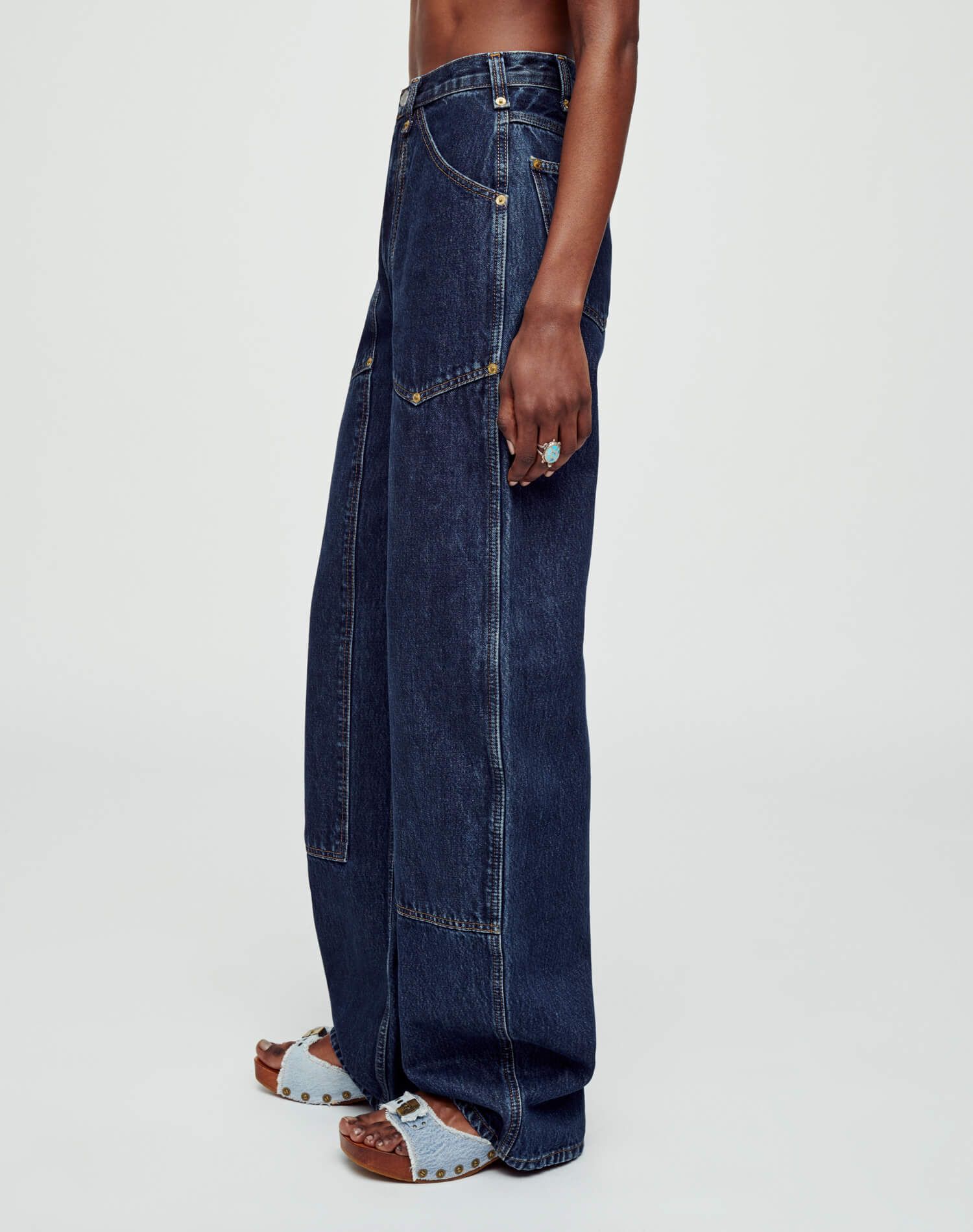 Super High Workwear - Heritage Rinse sold by Re/Done product image thumbnail 3