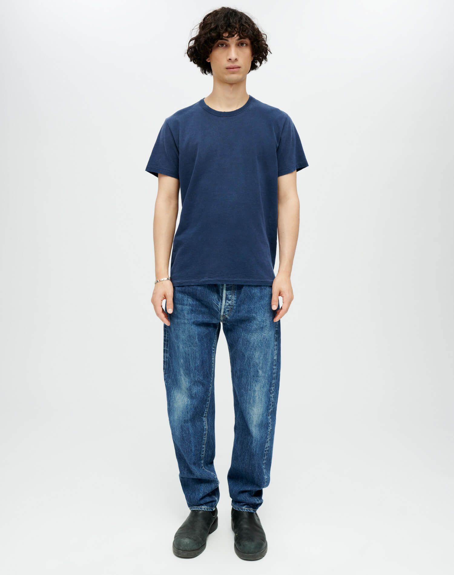 Classic Tee - Sun Faded Navy sold by Re/Done product image thumbnail 2