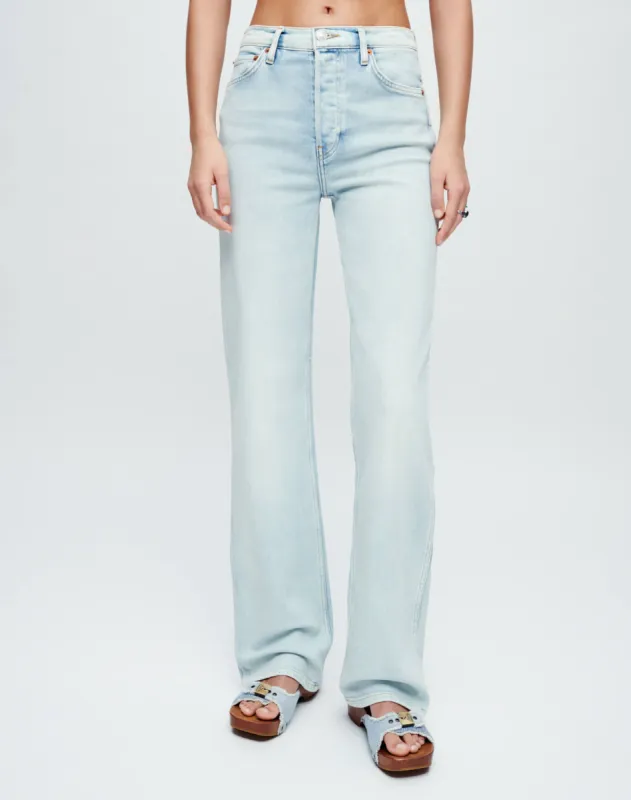 Comfort Stretch High Rise Loose - Vapor Wave sold by Re/Done