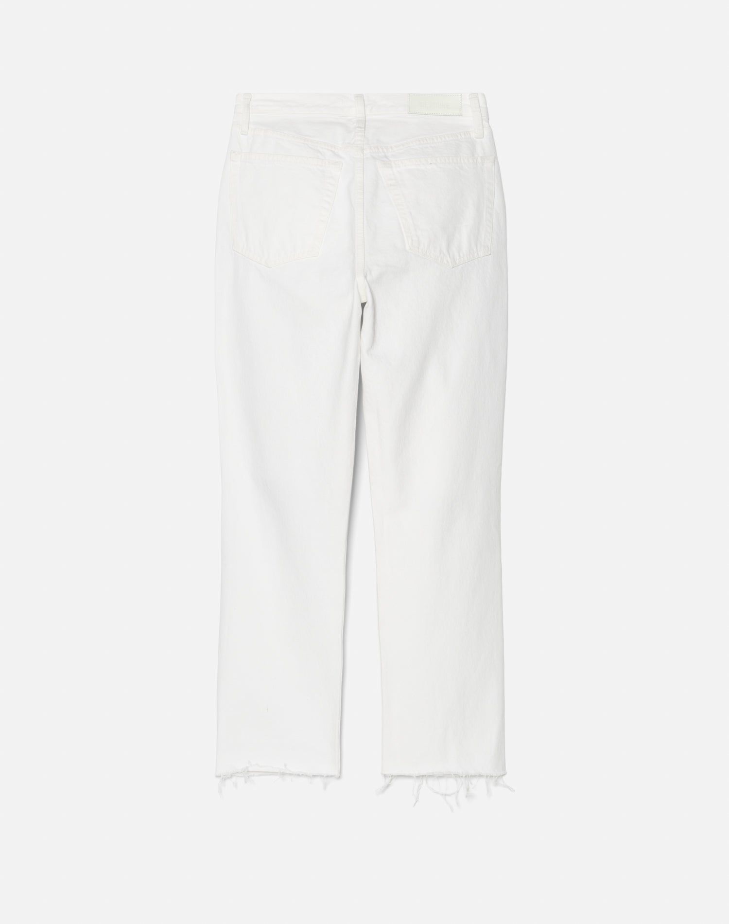 High Rise Stove Pipe - White Destroyed sold by Re/Done product image thumbnail 2