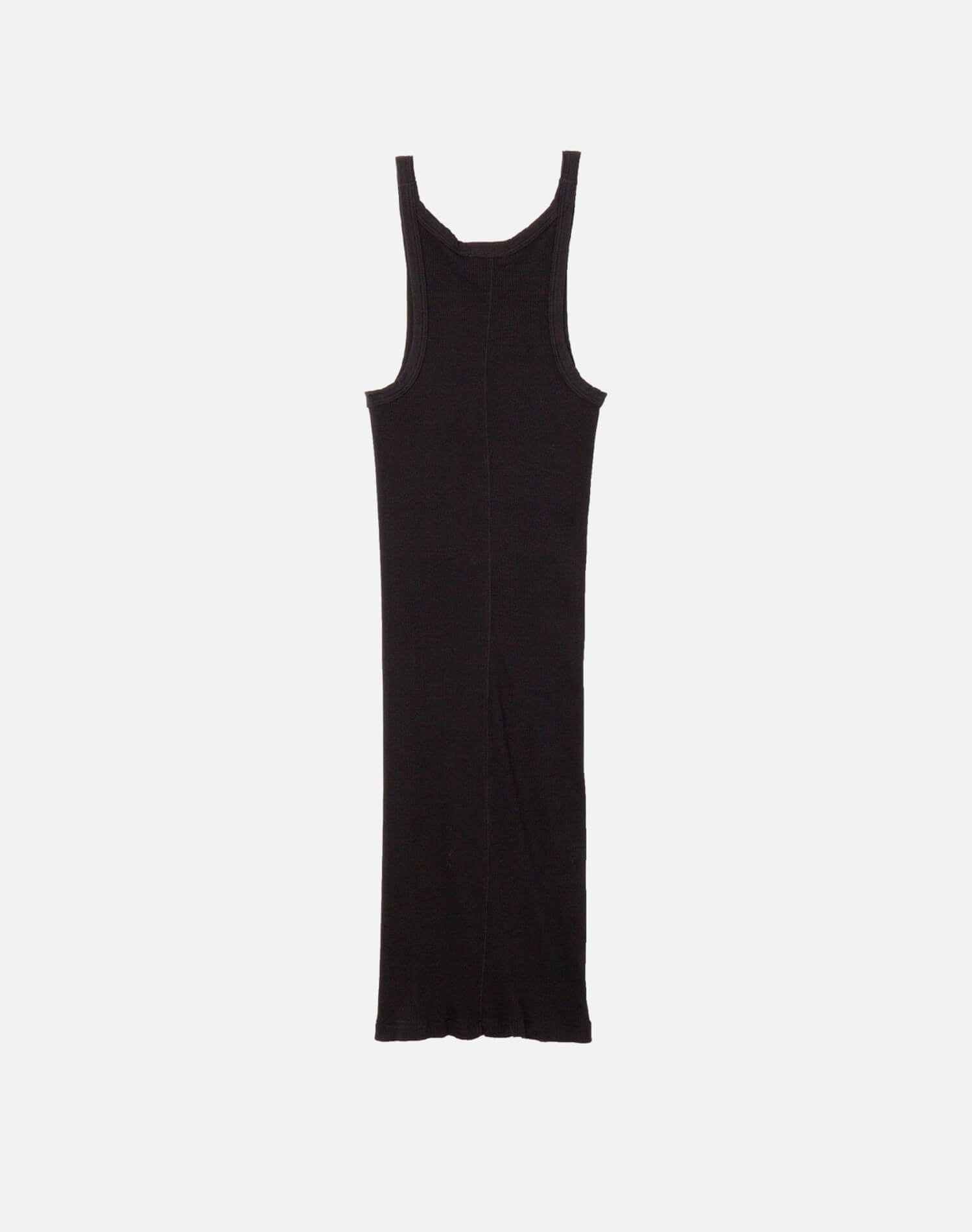 Ribbed Tank Dress - Black sold by Re/Done product image thumbnail 2
