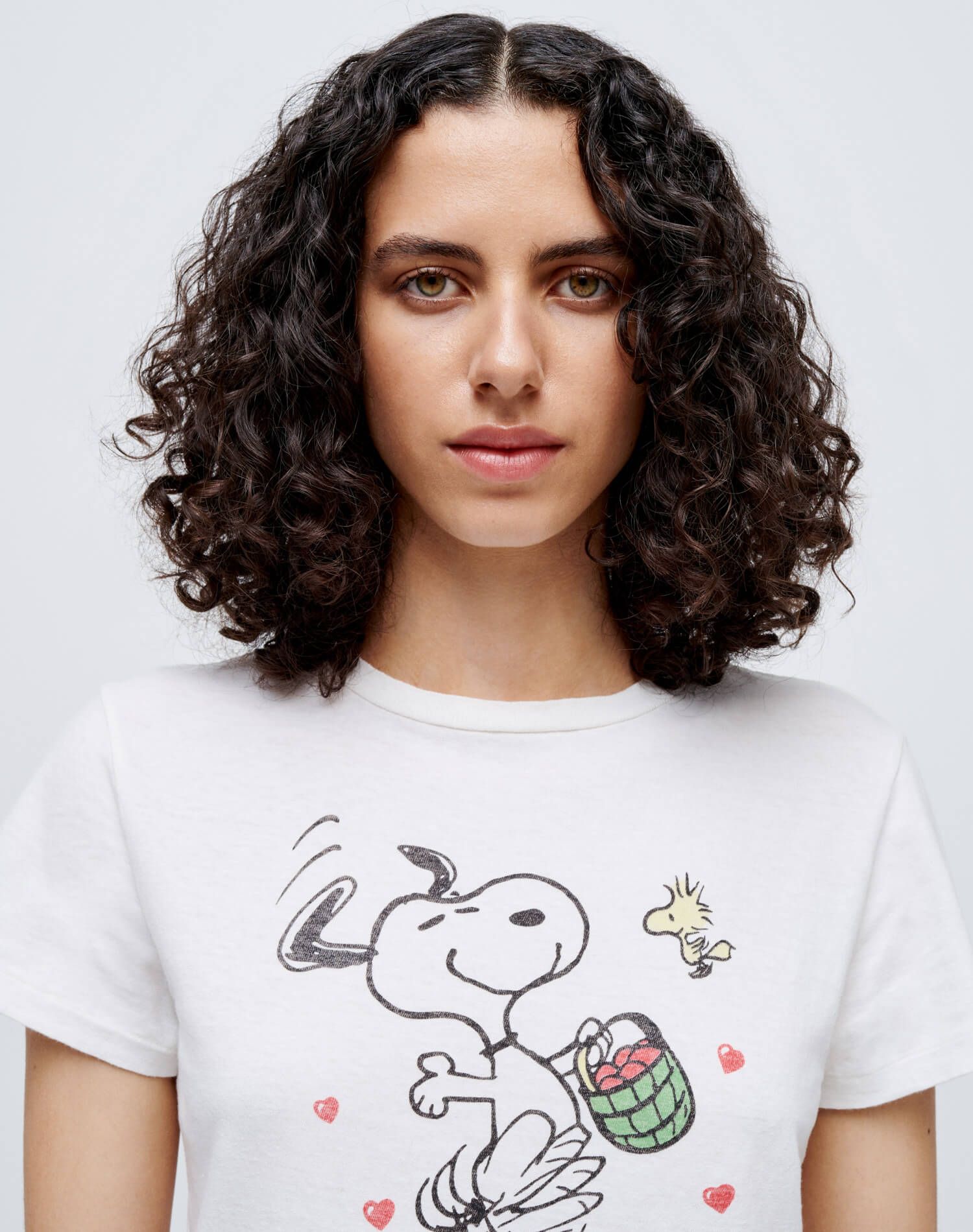Classic "L'amour Snoopy" Tee - Vintage White sold by Re/Done product image thumbnail 5