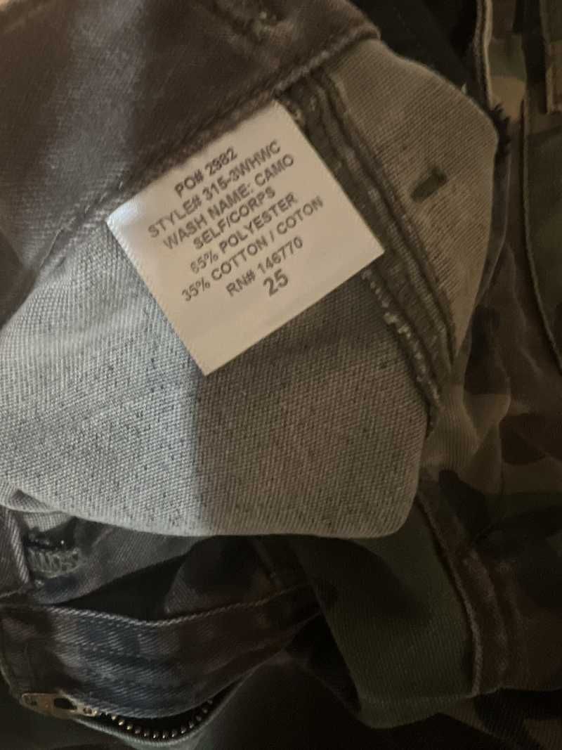 High Rise Camo Cargo sold by Re/Done product image thumbnail 4