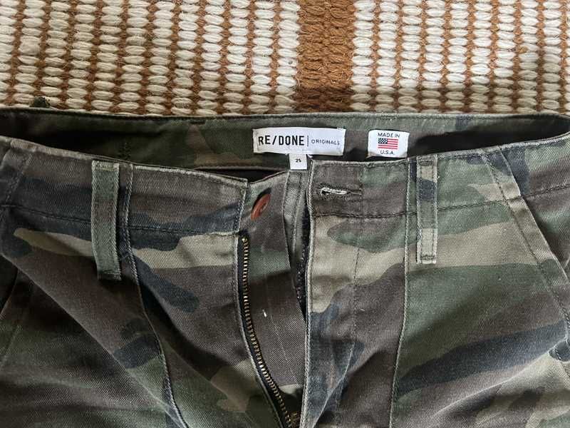 High Rise Camo Cargo sold by Re/Done product image thumbnail 3