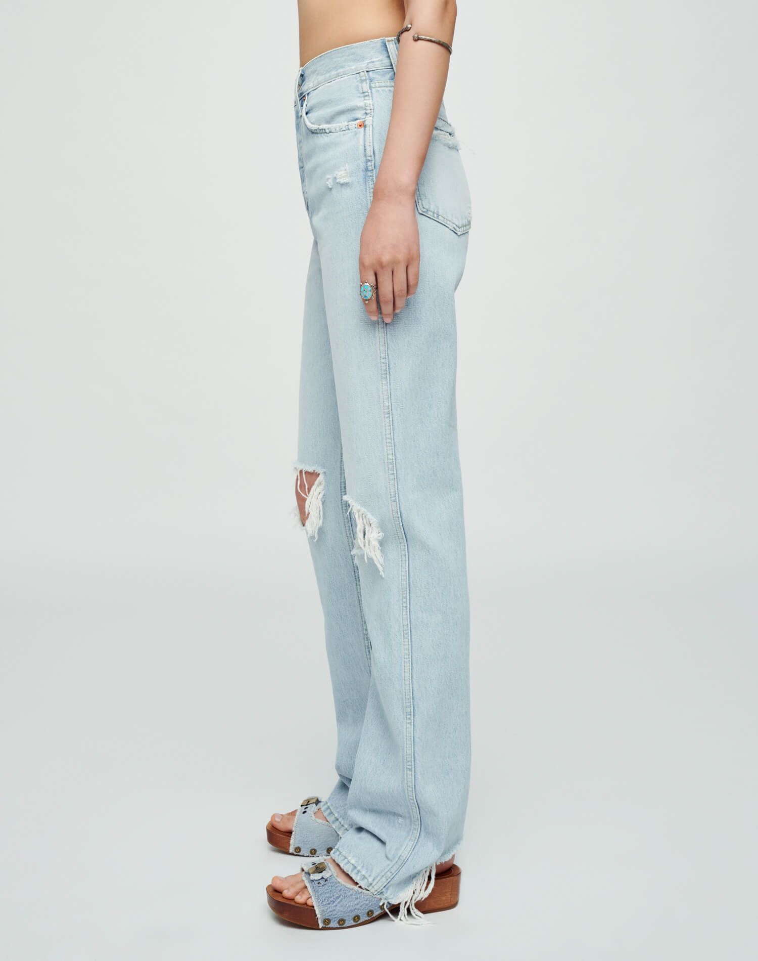 High Rise Loose - Nu Disco Destroy sold by Re/Done product image thumbnail 3